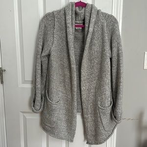 Anthropologie Gray Chunky Oversized Cardigan